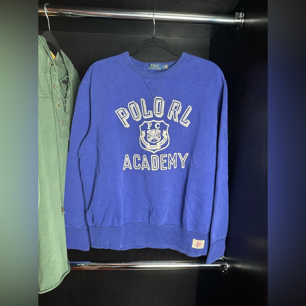 Polo Ralph Lauren Academy fleece sweatshirt 💙